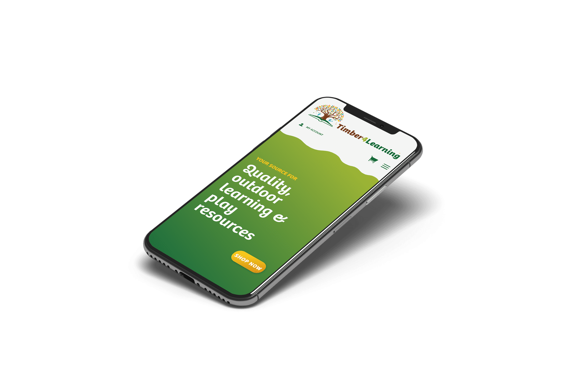 Phone-timber4learning floating phone with website